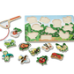MELISSA & DOUG Bug Catching Magnetic Puzzle Game: Use the magnetic butterfly net to "capture" the 10 bug buddies from the game board - M&D-3779 ebuystt