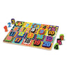 MELISSA & DOUG Jumbo Numbers Chunky Puzzle: Counting fun begins with this extra thick wooden puzzle that includes 20 easy-grasp, chunky pieces (1-20) - 3832