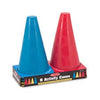 MELISSA & DOUG  Activity Cones 8 pieces: Durably built and cast in fade-resistant colors, these exciting little 