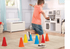 MELISSA & DOUG  Activity Cones 8 pieces: Durably built and cast in fade-resistant colors, these exciting little 