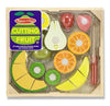 MELISSA & DOUG  Cutting Fruit: 17-piece play-food set with wooden knife - 4021