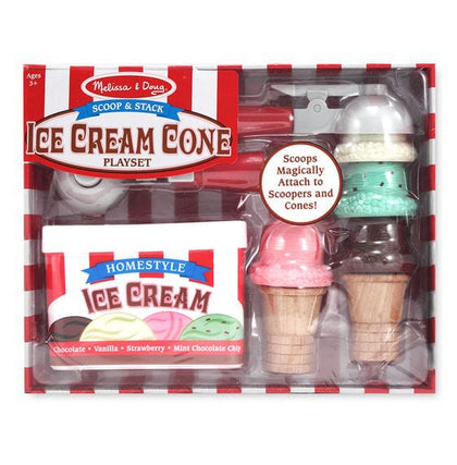 MELISSA & DOUG Scoop & Stack Ice Cream Cone Playset: The most 