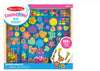 MELISSA & DOUG  Bead Bouquet Wooden Bead Kit: perfect stringing, patterning, and designing activity for budding designers - 4169