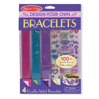 MELISSA & DOUG Design-your-own Bracelets: This exciting fashion activity set and bracelet craft kit lets kids make their own accessories to wear and share - 4217