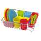 MELISSA & DOUG  Wash & Dry Dish Set: Add them to a play kitchen or use as a stand-alone play set--either way, this appealing play set mimics the real-life objects - M&D-4282 ebuystt