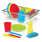 MELISSA & DOUG  Wash & Dry Dish Set: Add them to a play kitchen or use as a stand-alone play set--either way, this appealing play set mimics the real-life objects - M&D-4282 ebuystt