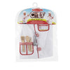 MELISSA & DOUG Chef Role Play Costume Set: This set comes complete with a set of measuring spoons, two wooden utensils, an oven mitt and a name tag for personalizing - 4838