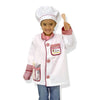 MELISSA & DOUG Chef Role Play Costume Set: This set comes complete with a set of measuring spoons, two wooden utensils, an oven mitt and a name tag for personalizing - 4838