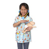 MELISSA & DOUG Pediatric Nurse Role Play Costume Set: Everything little nurses need to take care of a newborn baby--including the baby - M&D-8519