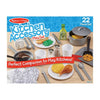 MELISSA & DOUG Toy Kitchen Accessories: Play time will heat up with this perfect companion set to play kitchens - M&D-9304