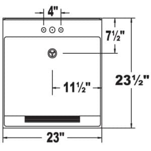 ELM Mustee 15F Utilatub Laundry Tub PVC with Wash Board - SHI0026 MEGA