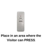 Wireless Remote Door Chime Missing important deliveries and visitors will be a thing of the past with the help of the easy to install wireless wall mount doorbell by Everyday Home-RC-100 Hannah's Variety Store