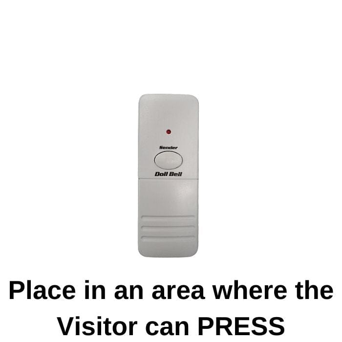 Wireless Remote Door Chime Missing important deliveries and visitors will be a thing of the past with the help of the easy to install wireless wall mount doorbell by Everyday Home-RC-100 Hannah's Variety Store