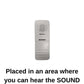 Wireless Remote Door Chime Missing important deliveries and visitors will be a thing of the past with the help of the easy to install wireless wall mount doorbell by Everyday Home-RC-100 Hannah's Variety Store