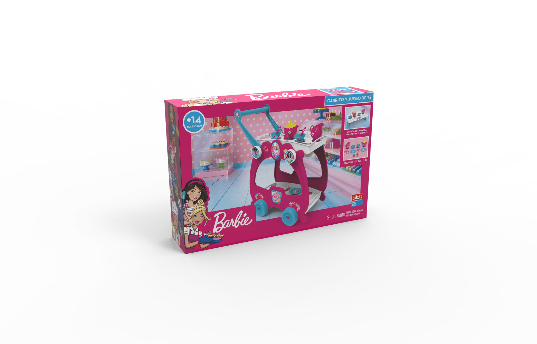 NASA Barbie Trolley & Tea Set 18 Pieces: his toy/toy set sparks up the creativity in children and indulges them in hours of non-stop fun and learning experience - NASA-2110
