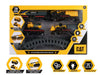 GTBW  Cat Little Machines Power Tracks Train Set: With the Cat Little Machines Power Tracks Train Set you can easily transport vehicles and equipment - 82949