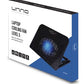 UNNO TECKNO Laptop Cooling Fan Level 5 Laptop cooling system with a grid surface that provides more air circulation around your device - NC6130BK Hannah's Variety Store