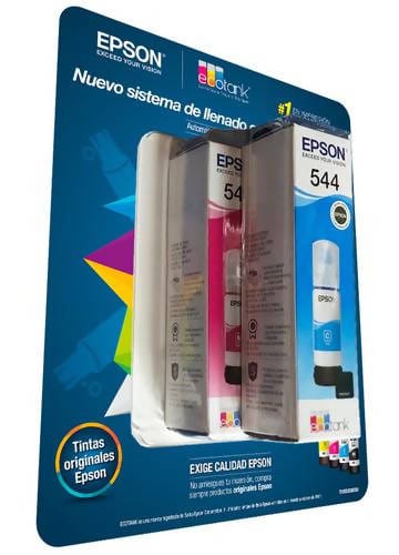 Epson Tri Color Ink Pack 3 units T554/ EPSONIt has a yield of 7,500 pages /777341 dayana sifontes