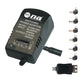 NA Switching Universal Power Adapter 2000mA  Universal 6 Plug Adapter Auto Voltage AC 90V-240V. DC Multiple Output Voltages: 3V, 5V, 6V, 7.5V, 9V and 12V DC  -DVSW-2000 Hannah's Variety Store