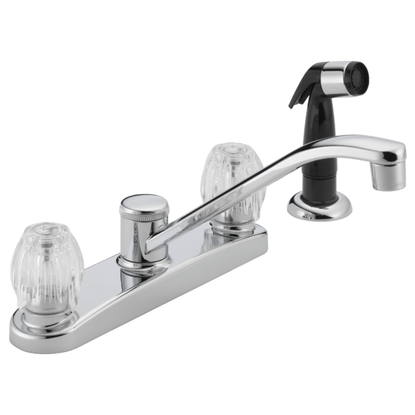 Peerless P225LF Classic Two Handle Kitchen Faucet, Chrome PEERLESS