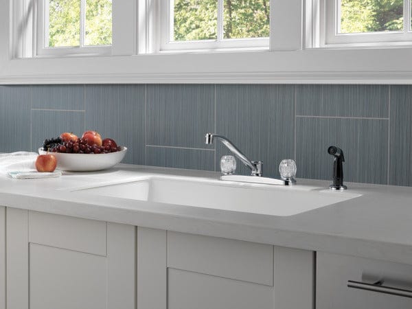 Peerless P225LF Classic Two Handle Kitchen Faucet, Chrome PEERLESS