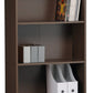 Momentum Furnishings 5-Tier Bookcase rejuvenates living rooms and home offices Easy assembly Perfect for books and fun decorations, this bookcase pops in any design- PBF-0600-709-SP Mega