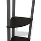 Momentum Furnishings Corner Shelf 3 Tier Espresso Perfect for any Room, Durable Easy to Clean Finish are affordable, stylish, and easy to assemble 11.73 Inches l x 11.73" W x 29.76'H - PBF-0286-709-SQ Mega