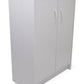 Momentum Furnishings - 2 Door Organizer Cabinet, WHITE, A Beautiful Addition to Any Room, stylish storage unit that fits in easily with your home décor - PBF-0364-112-SP ebuystt
