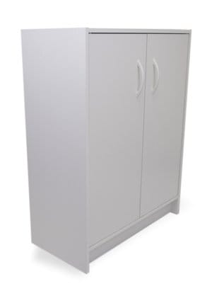 Momentum Furnishings - 2 Door Organizer Cabinet, WHITE, A Beautiful Addition to Any Room, stylish storage unit that fits in easily with your home décor - PBF-0364-112-SP ebuystt