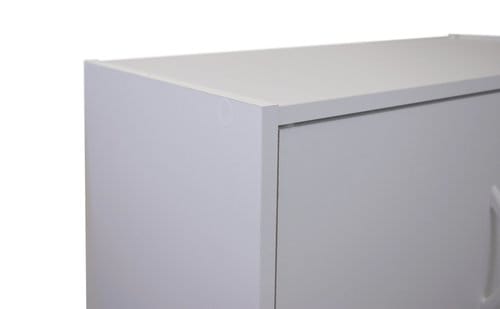 Momentum Furnishings - 2 Door Organizer Cabinet, WHITE, A Beautiful Addition to Any Room, stylish storage unit that fits in easily with your home décor - PBF-0364-112-SP ebuystt