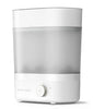 Avent 4-in-1 Sterilizer: Bottle Sterilizer & Dryer Premium uses jets of filtered air to dry bottles before turning off - SCF293