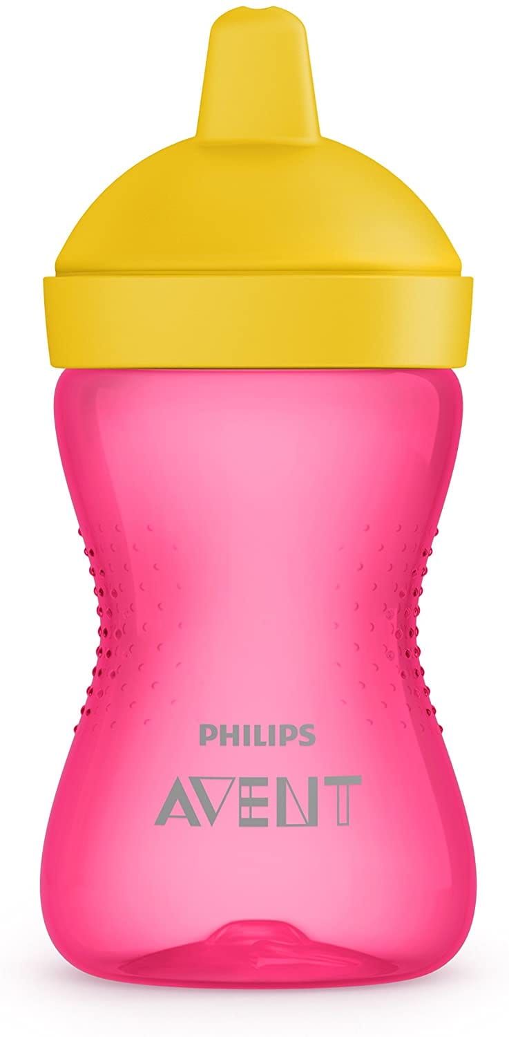AVENT  My Grippy Spout Cup 12m+: Leak-proof, for mess-free drinking The Philips Avent My Grippy spout cup has a unique valve and is leak-free - SCF803/04 ebuystt