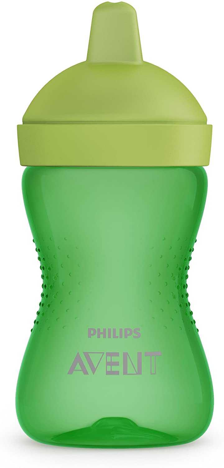 AVENT  My Grippy Spout Cup 12m+: Leak-proof, for mess-free drinking The Philips Avent My Grippy spout cup has a unique valve and is leak-free - SCF803/04 ebuystt