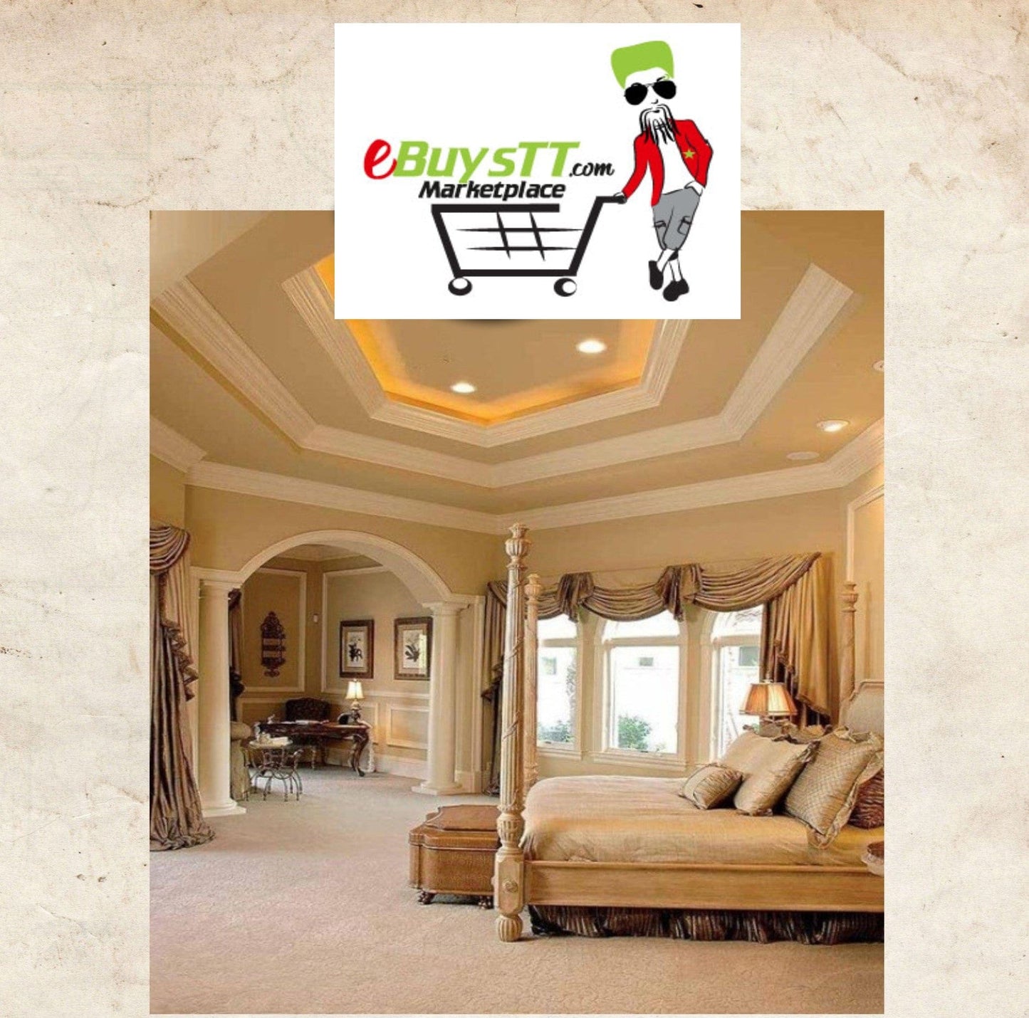 MOULDING Plain Crown Moulding Polyurethane- 8FT LENGTH in 12 Designs MARMEGA