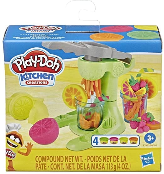 HASBRO  Playdoh Foodie Favourites Assorted: This play food set comes with 6 tools to shape a Play-Doh pizza crust, create pretend toppings, slice it up, and show off your creation to friends - E6686 ebuystt