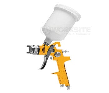 WORKSITE Spray Gun. Spray Base-coats, Clear-coats, Single Stages, Primers, and More. It Provides Fully Atomized Spray Patterns, So You Can Achieve Professional Finish Results-PNT258