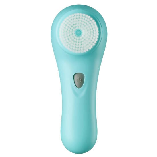 ﻿True Glow by Conair Battery-Operated Sonic Facial Brush - Gently removes dirt from pores, leaving skin feeling cleaner and smoother at home or on the road - C-BSF1