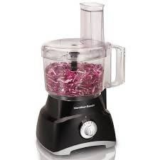 Hamilton Beach 8-Cup Compact Food Processor & Vegetable Chopper for Slicing, Dicing, Mincing, and puree, 450 Watts, Black - 70740 Pie's Variety Store