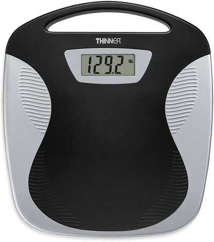 Conair Thinner Digital Precision LED Portable Bathroom Scale is a handy and portable digital weighing scale that boasts a thin and lightweight design that can easily be used in any room and stored when not in use - C-TH280 Elegant AccScents