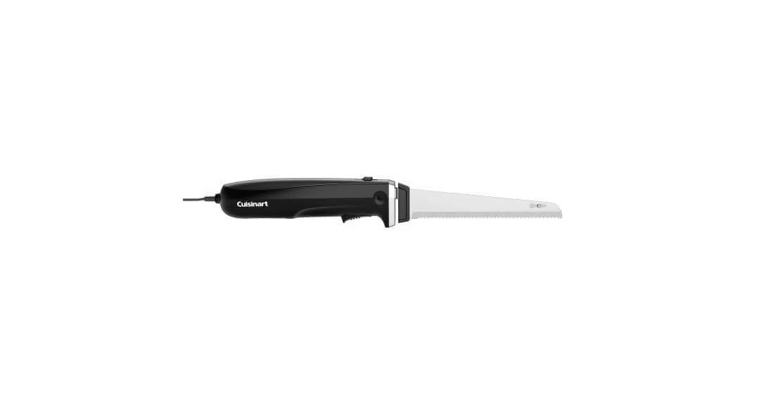 Cuisinart Electric Knife Set with Cutting Board easily carves through everything from meats, breads & tomatoes to crafting foam for DIY projects. The knife handle is designed for comfort & gives you better control no matter what you’re cutting - CU-CEK-41 Pie's Variety Store
