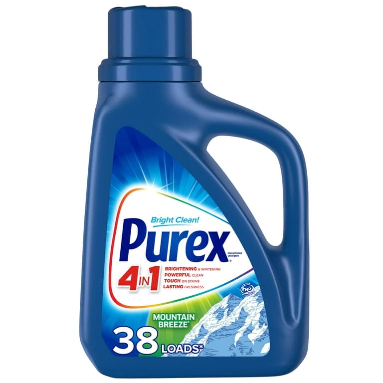 Purex Liquid Laundry Detergent, After the Rain, 50 Fluid Ounces, 38 Loads - 02420004789 Pie's Variety Store