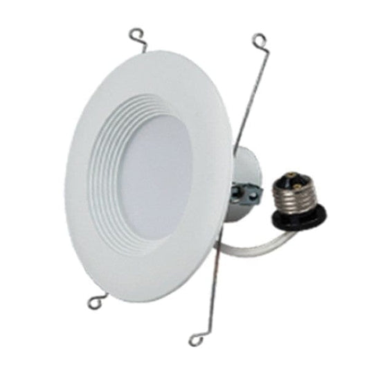 Energetic Lighting 6 Inch LED Recessed Downlight, Smooth Trim, Dimmable, 11.5W=65W, Warm White 2700K. Pvc Cover, Damp Rated,White Finish Simple Retrofit Installation - UL + Energy Star,Suitable for Type IC or NoN-IC Recessed Luminaires-ELDLF-E6WTW ENERGETIC LIGHTING