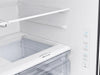 Samsung 28cu French Door Black Stainless Steel Refrigerator This 3-Door French Door refrigerator is beautifully designed, with sleek-edged doors, and EZ-Open Handle-400216