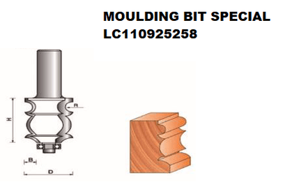 Browns Moulding Bit 1/2X1-37/64 SPECIAL MEGA