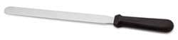 Royal Industries 10 inch  Straight Baker's Spatula with Plastic Handle This stainless steel spatula is flexible for easy spreading and to prevent the spatula from potentially going into the cake-ROY34