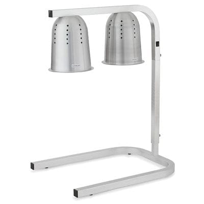 Two Bulb Food Warmer 110V with two 250 Watt Bulbs  This warmer boasts a simple design that combines with a rugged construction to give you a reliable way to keep fried foods hot without drying them out-ROY FW 01 Hannah's Variety Store