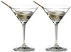Riedel Vinum Martini Glasses (Set of 2) is the essential piece for every home bar. The steeply rising sides of this glass provide an elegant piece for your favourite dry or dirty Martini - 6416/77