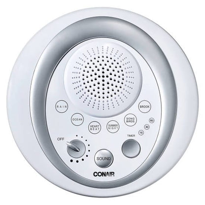 Conair Serene Sounds with Timer provides six soothing sounds which creates a tranquil mood so you can relax, rest, and renew - C-SU9 Pie's Variety Store