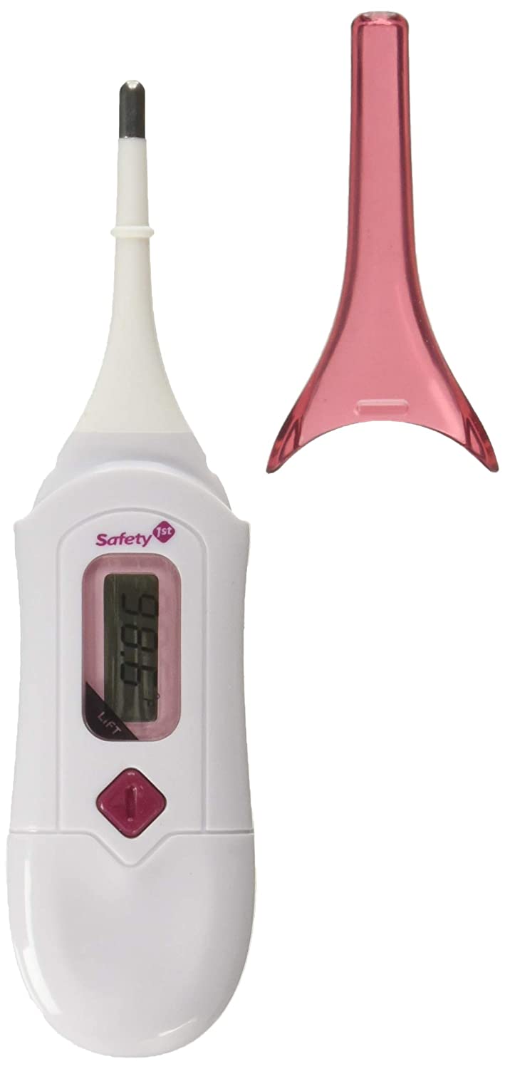 Safety 1st 3 In 1 Nursery Thermometer Raspberry: The 3-in-1 nursery thermometer includes both a protective storage case and a long life battery - TH064 ebuystt