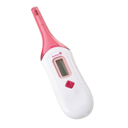Safety 1st 3 In 1 Nursery Thermometer Raspberry: The 3-in-1 nursery thermometer includes both a protective storage case and a long life battery - TH064
